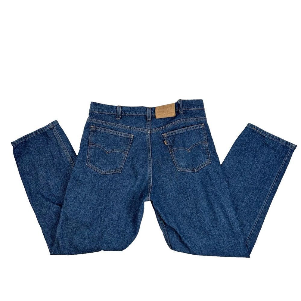 Vintage Levi’s 540 Mens 36x30 Blue Jeans 1980s Made In USA Leather Tab - Picture 2 of 8